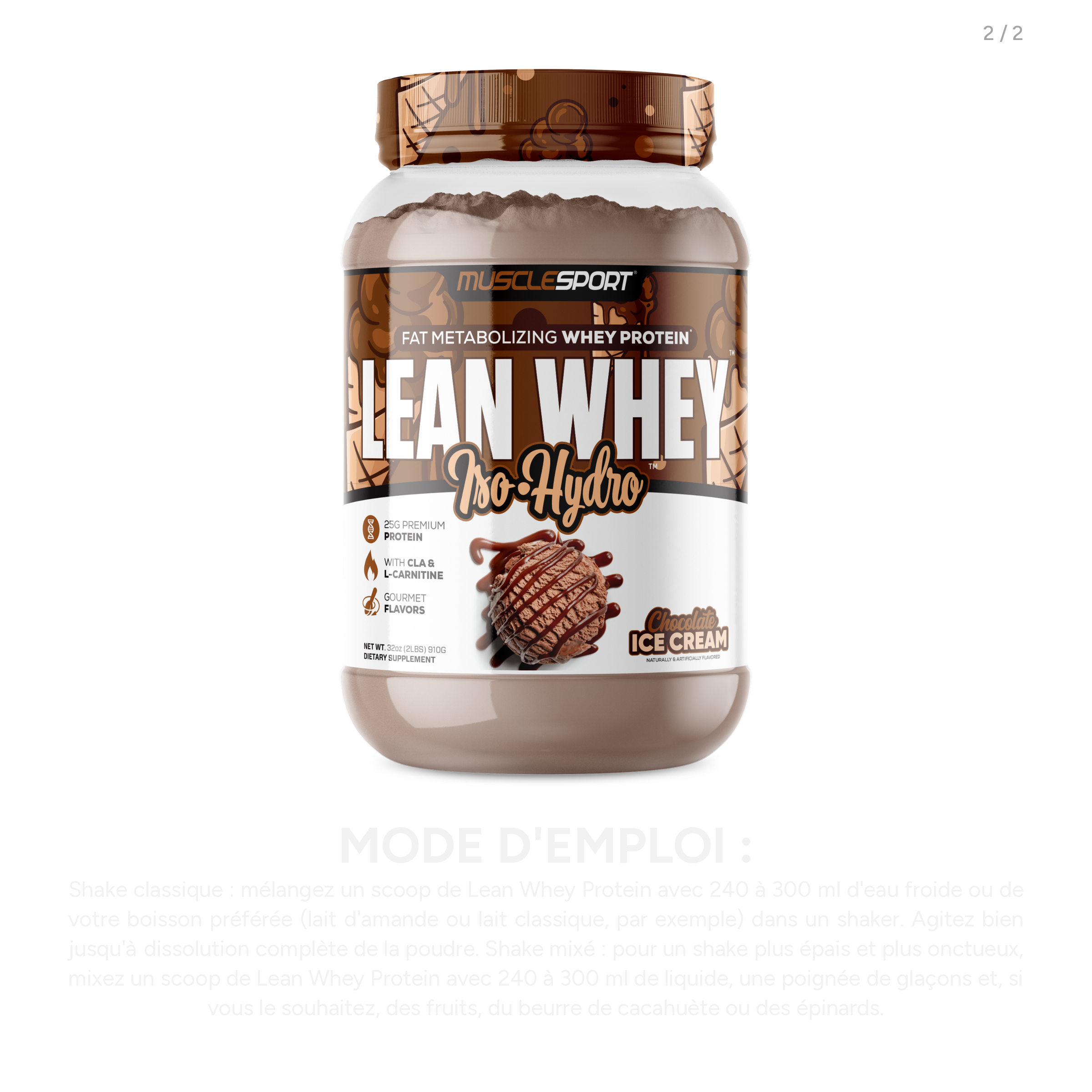 MuscleSport Lean Whey® Iso Hydro
