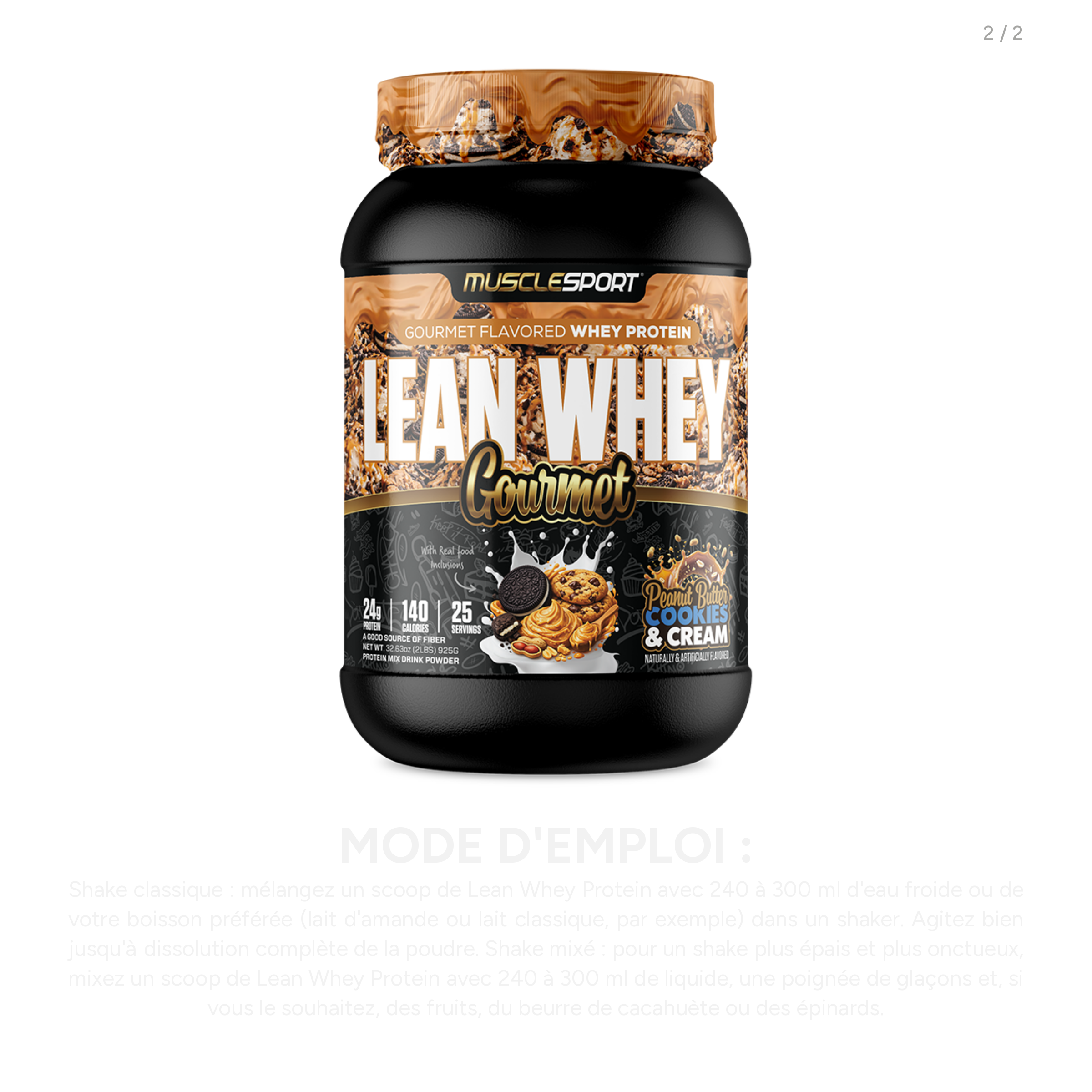 MuscleSport Lean Whey® Gourmet