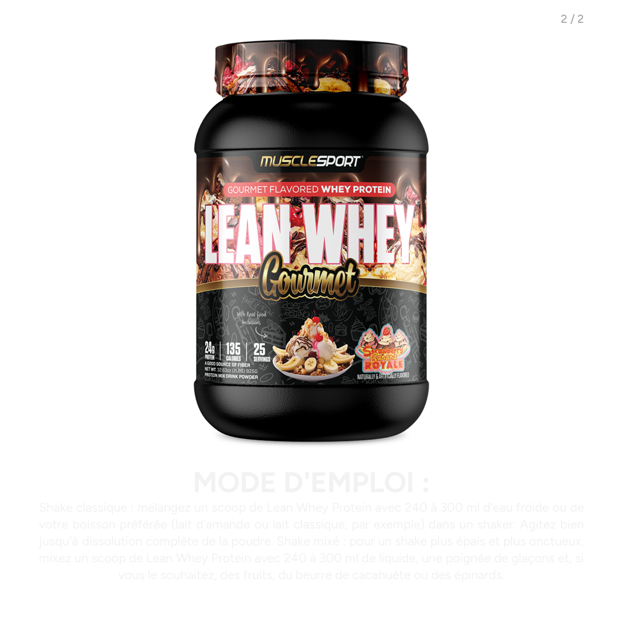 MuscleSport Lean Whey® Gourmet