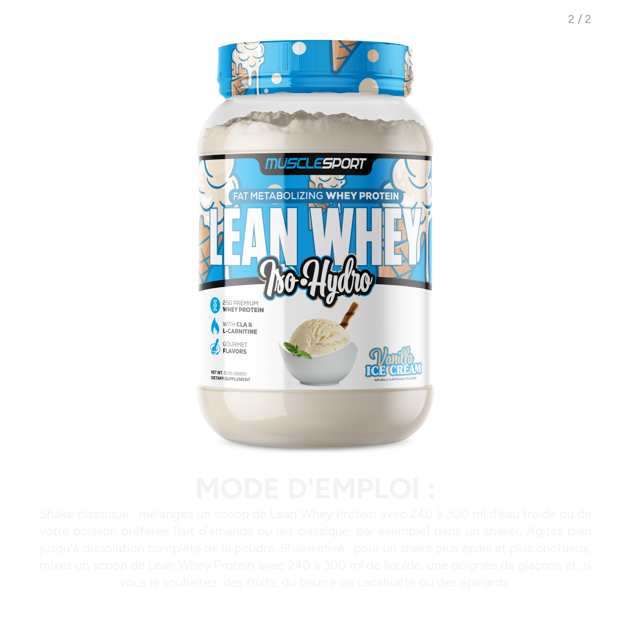 MuscleSport Lean Whey® Iso Hydro