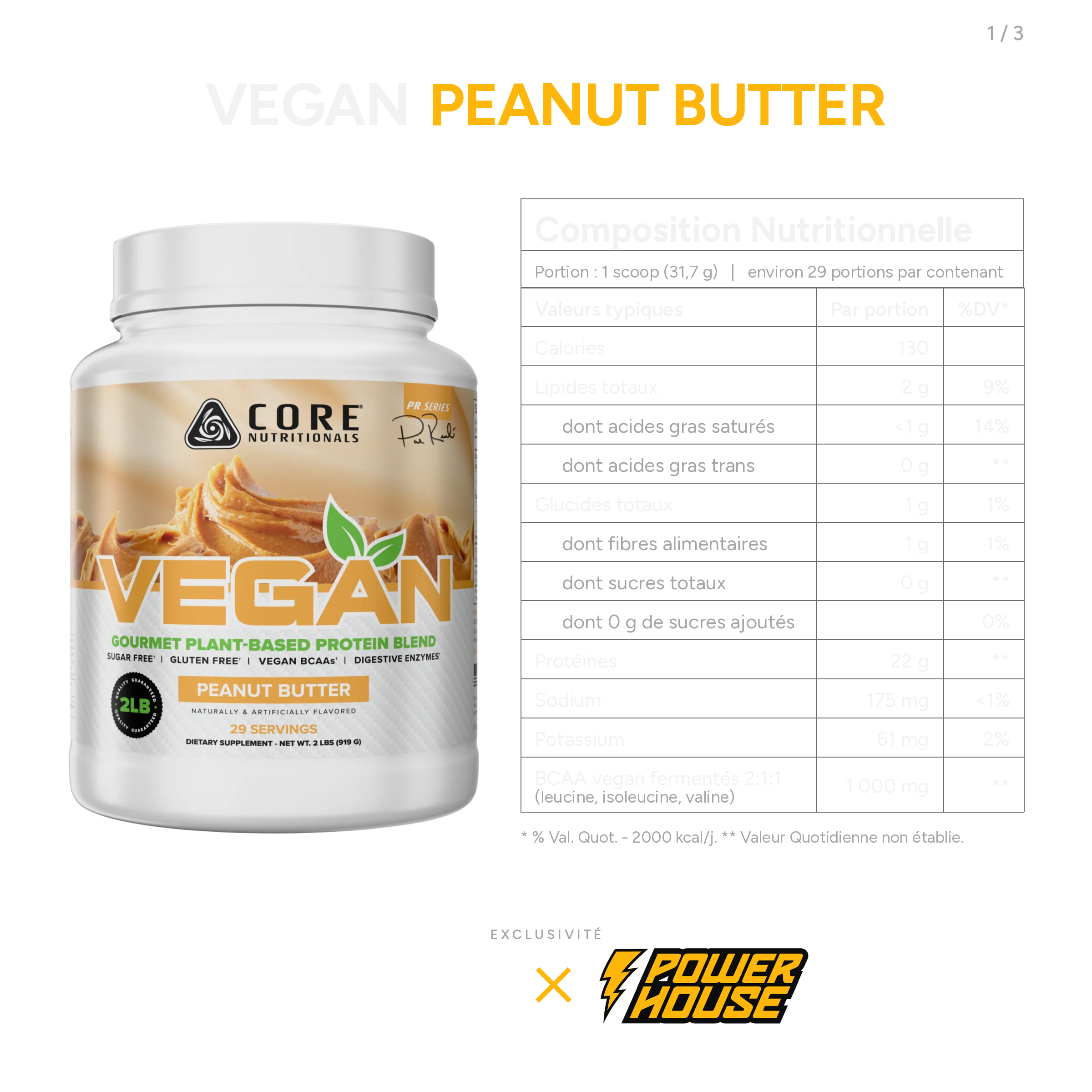 Core Nutritionals VEGAN