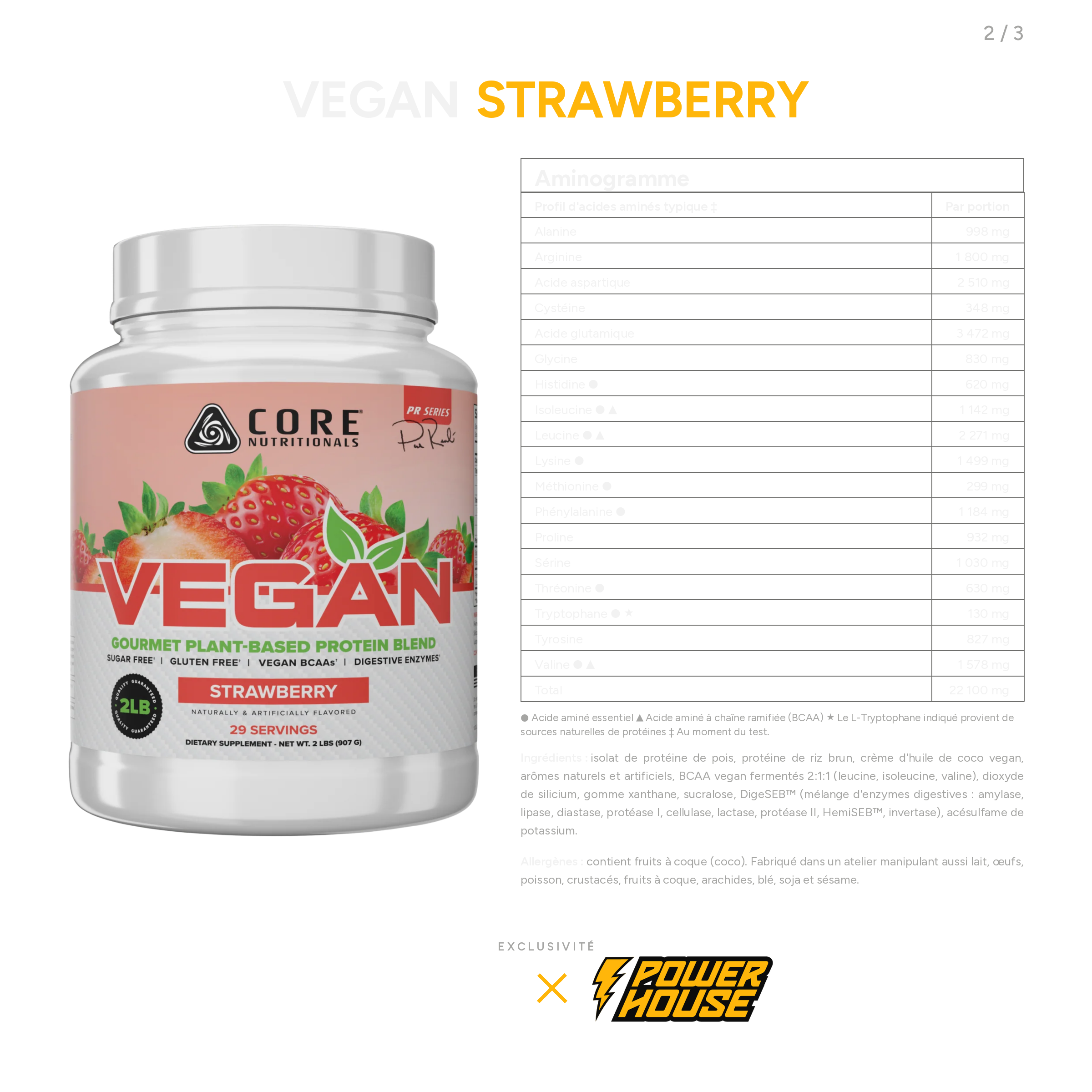 Core Nutritionals VEGAN