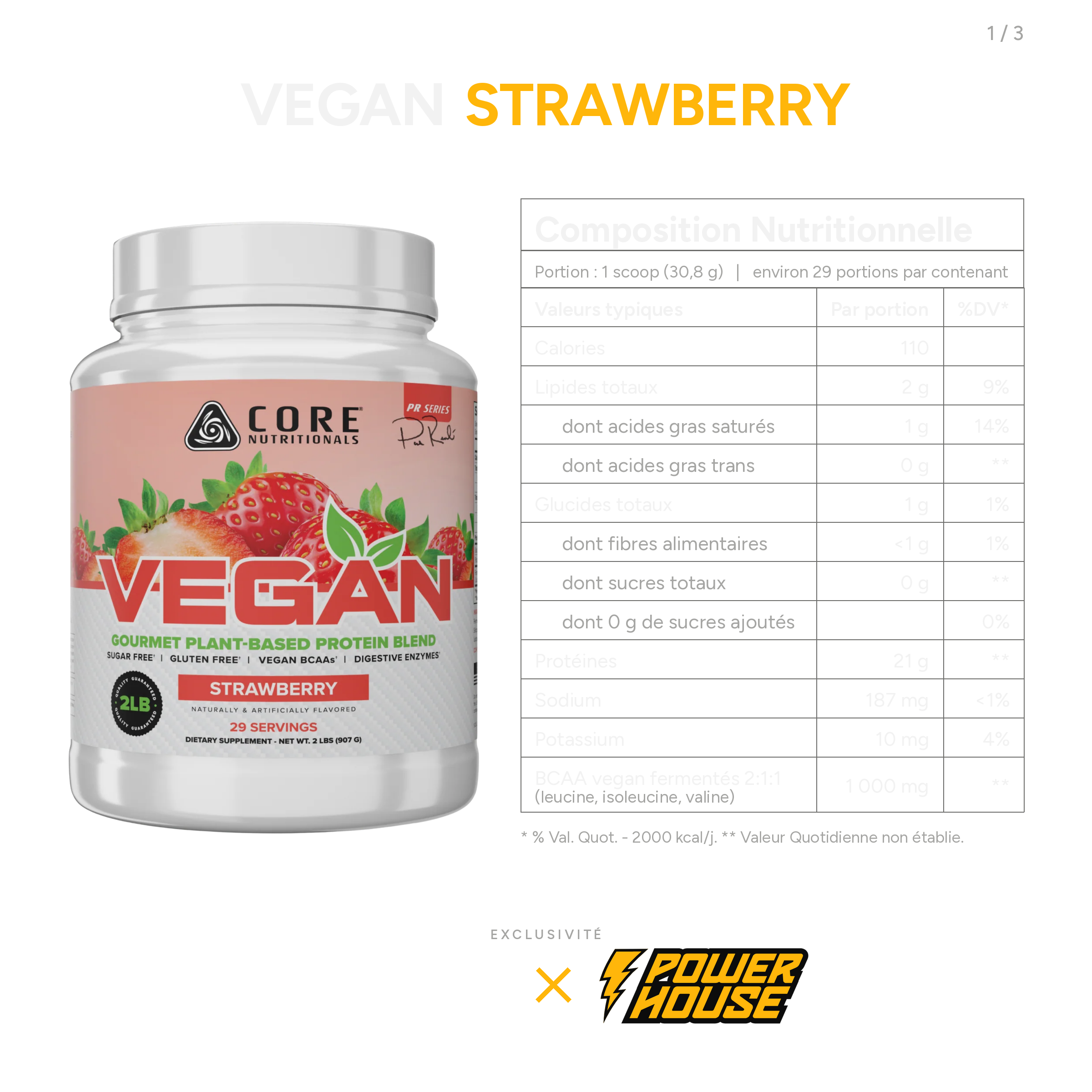 Core Nutritionals VEGAN