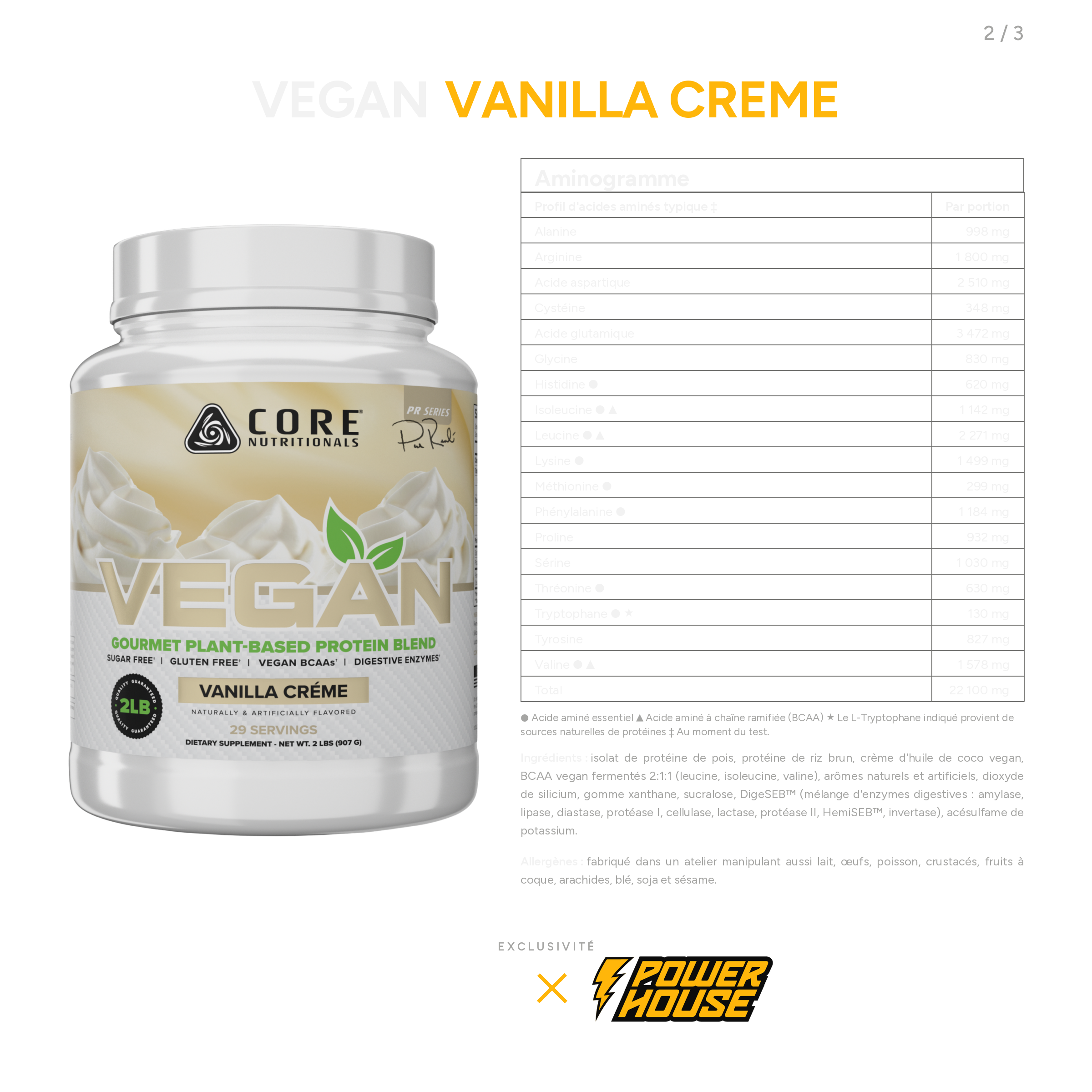 Core Nutritionals VEGAN