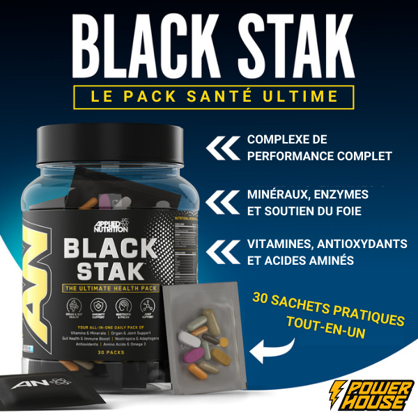 BLACK STAK - Le Pack Santé Ultime