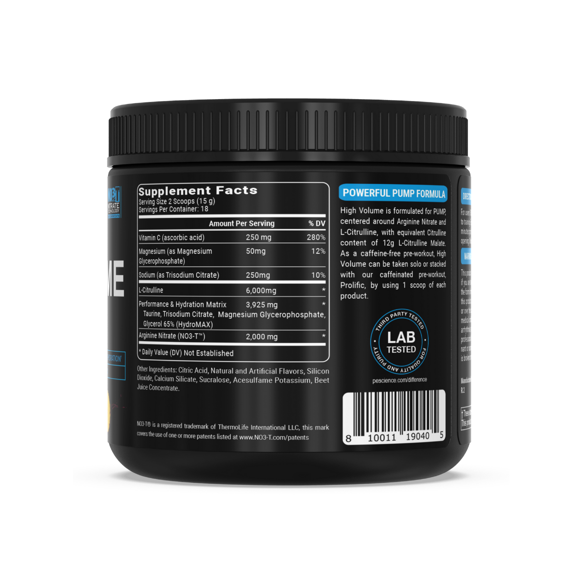 High Volume Pre-Workout