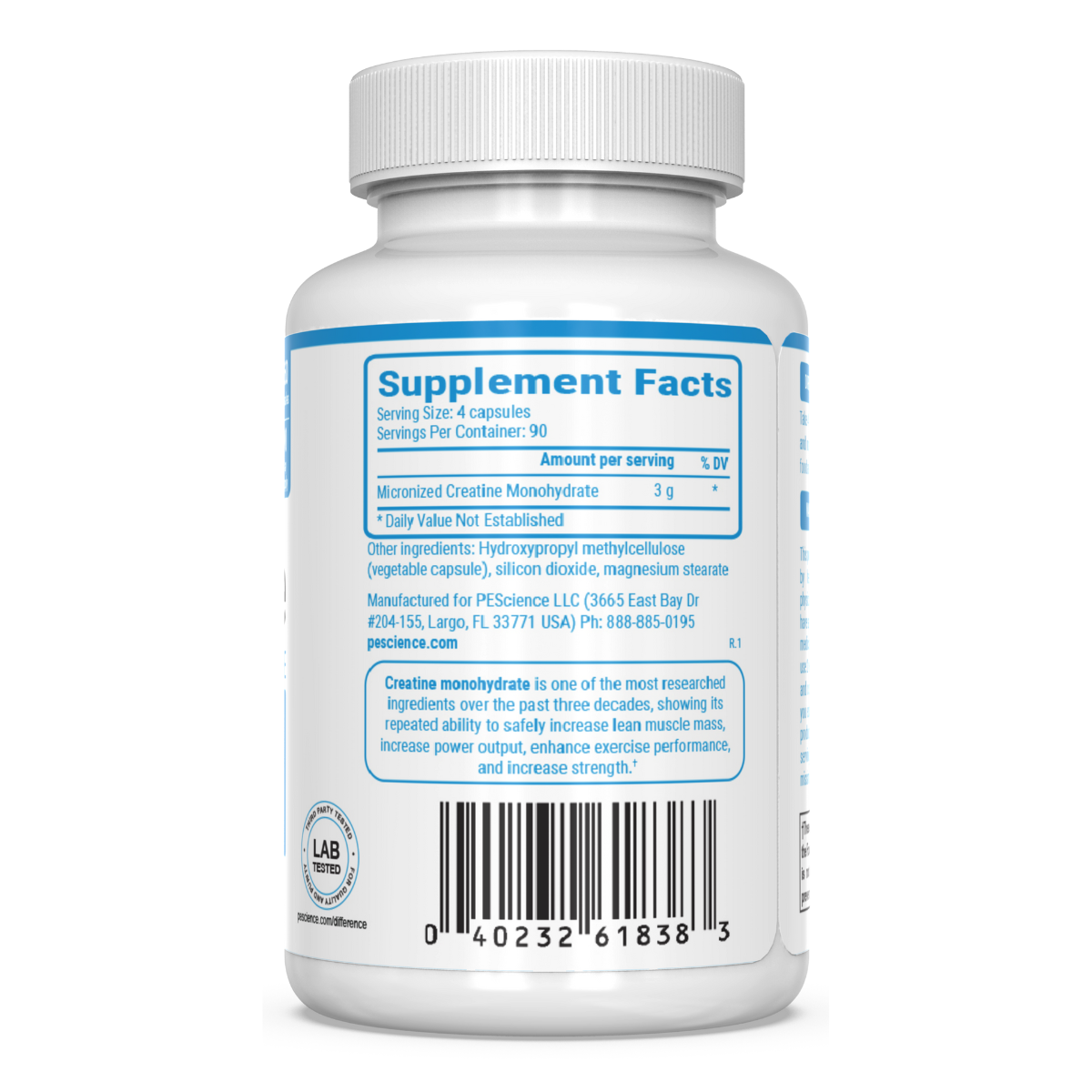 TruCreatine Gélules - Créatine de Creapure®