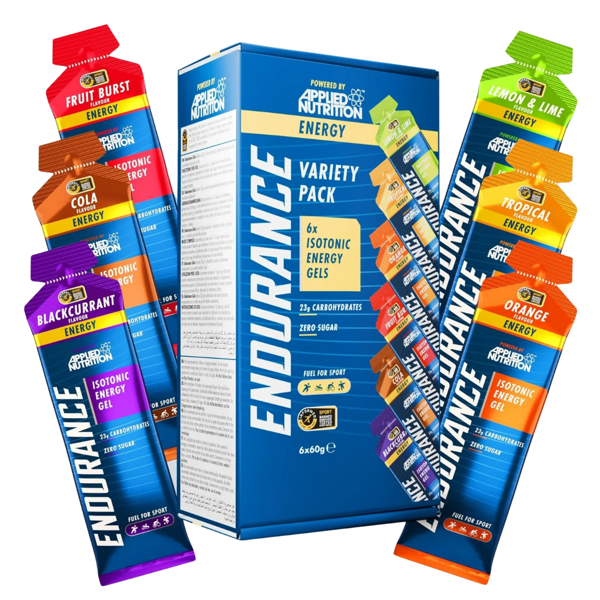 Pack Varié Gel ENERGY (Boîte de 6 Gels)
