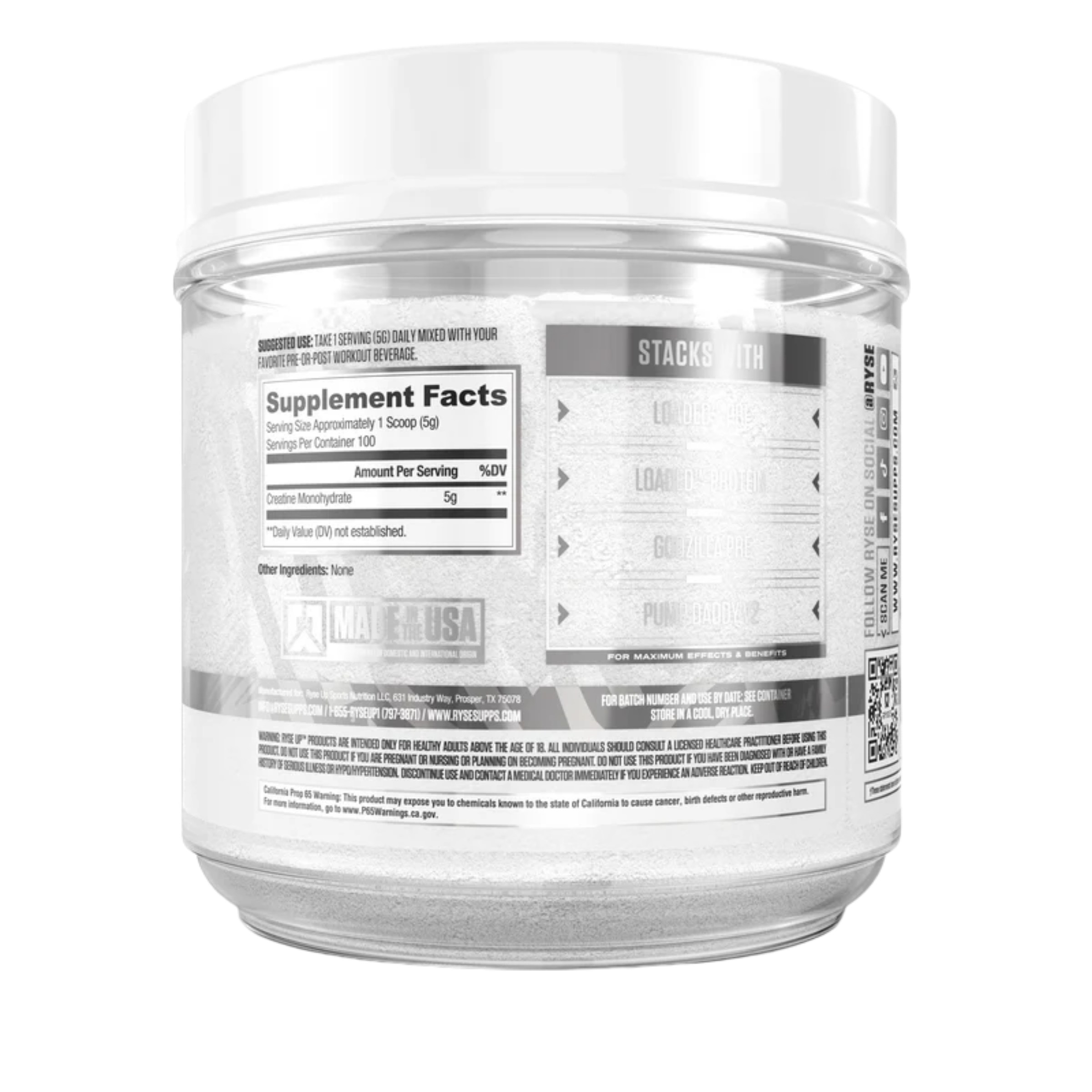 RYSE® Creatine Monohydrate