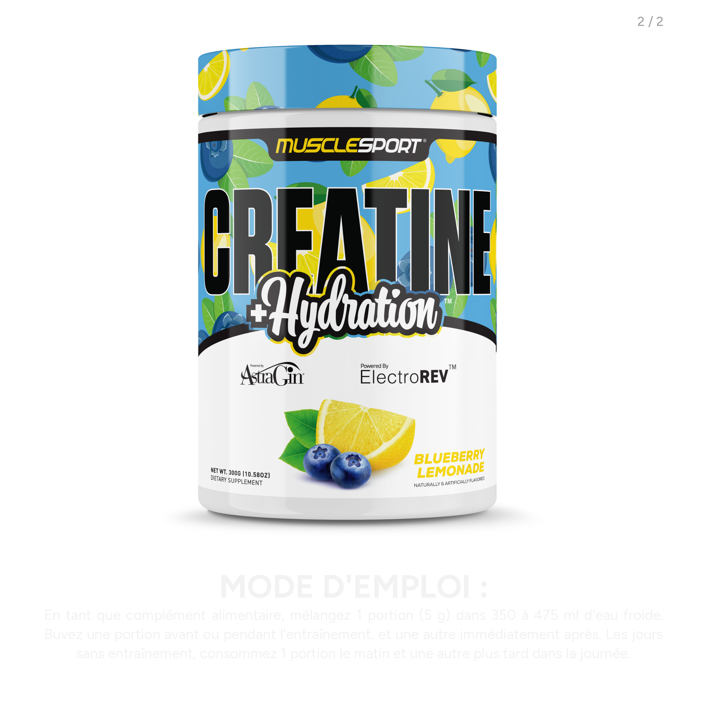 MuscleSport Creatine + Hydration