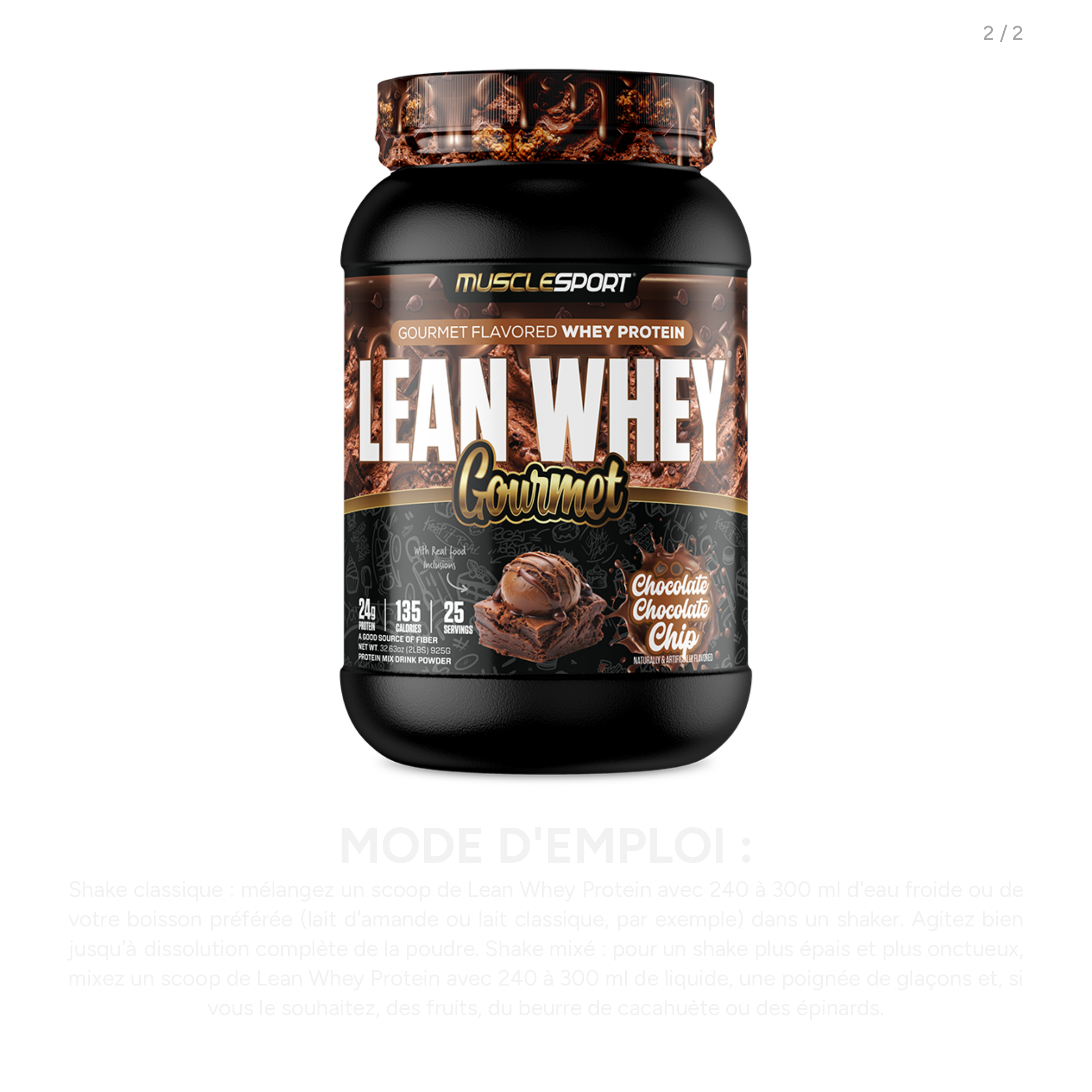 MuscleSport Lean Whey® Gourmet