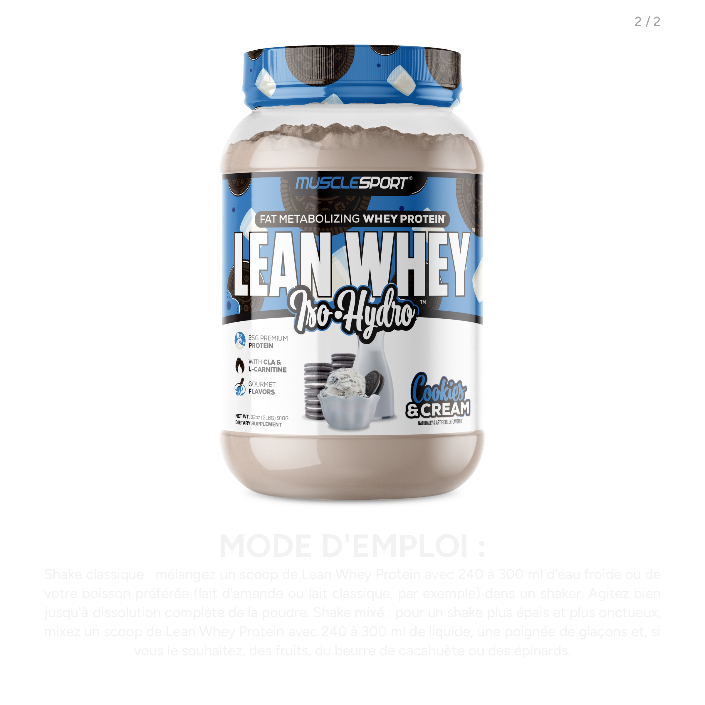 MuscleSport Lean Whey® Iso Hydro