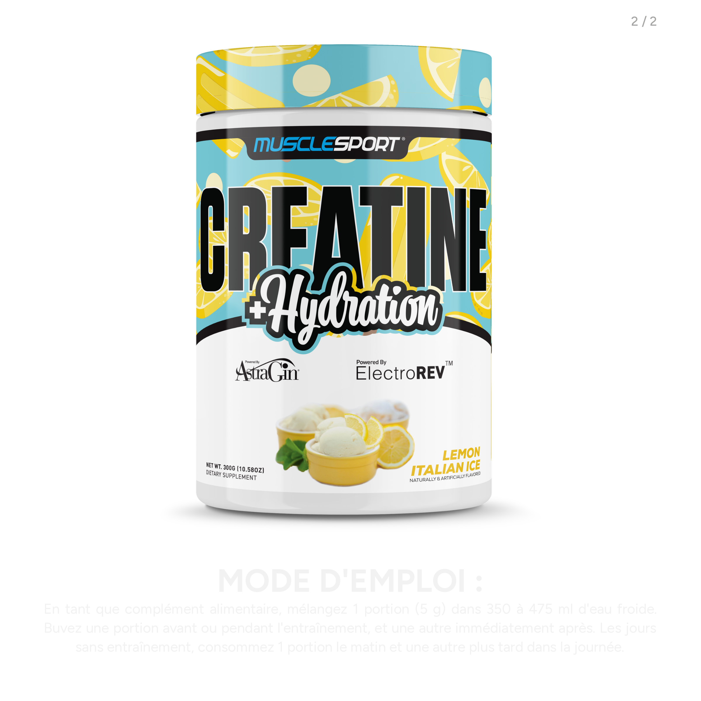 MuscleSport Creatine + Hydration
