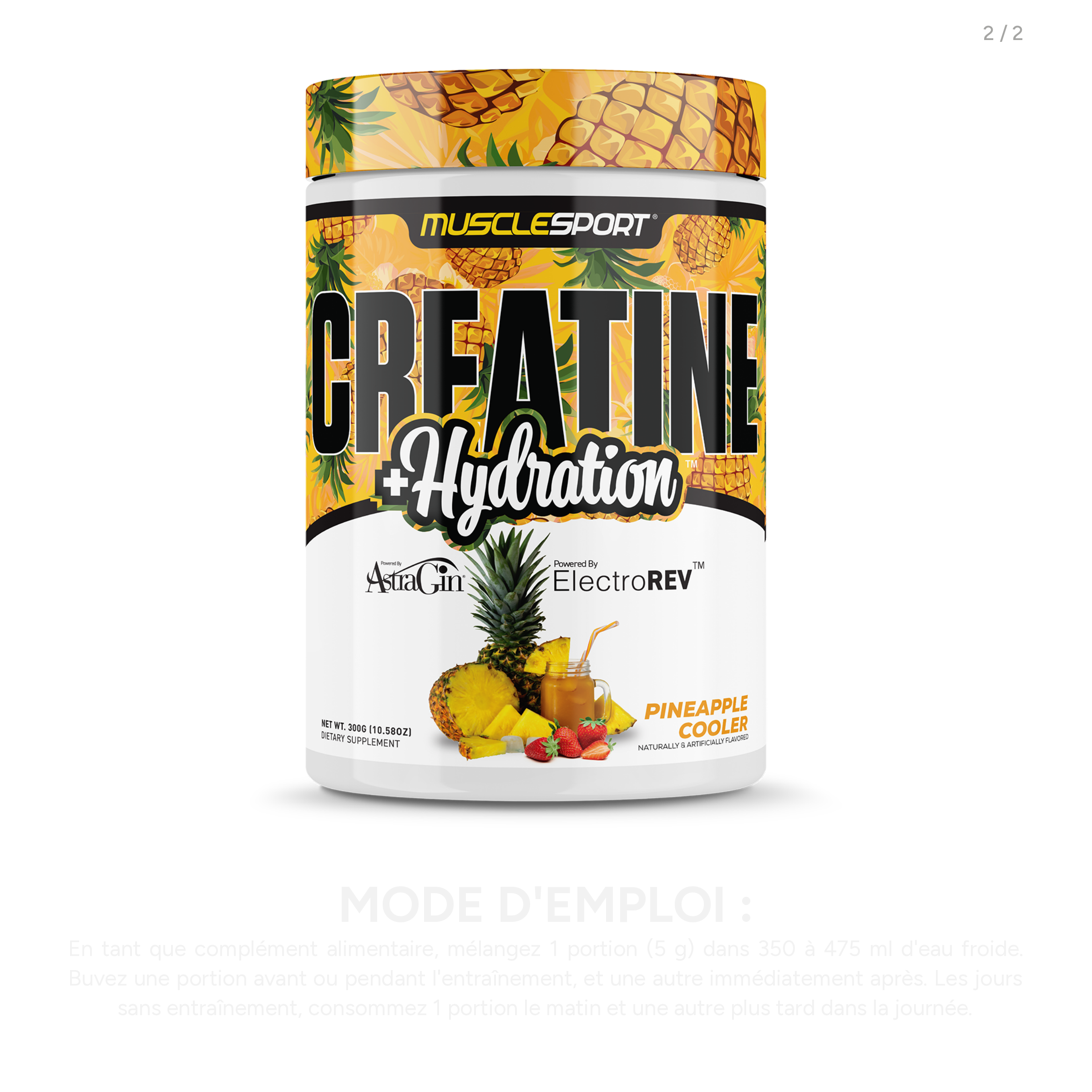 MuscleSport Creatine + Hydration