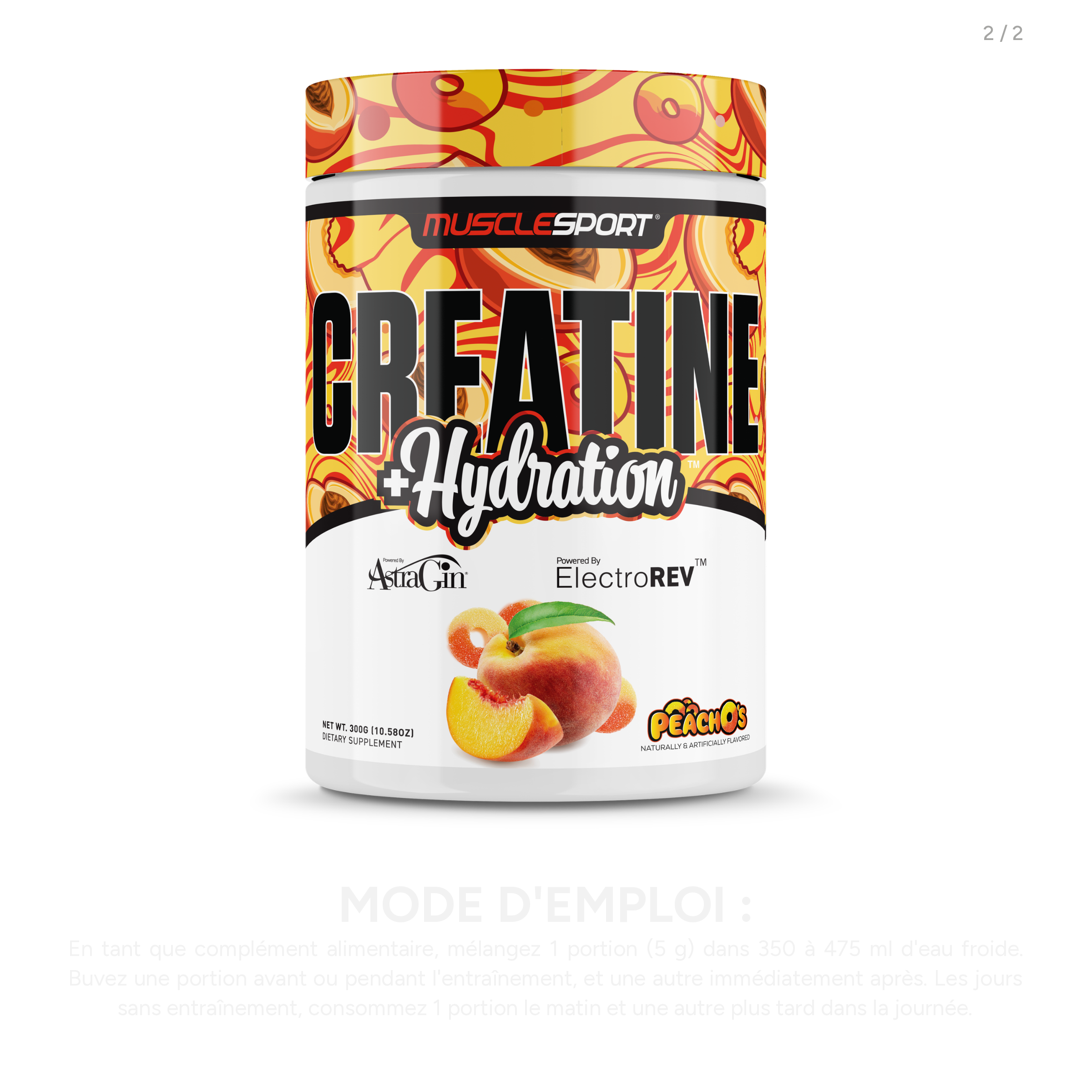 MuscleSport Creatine + Hydration