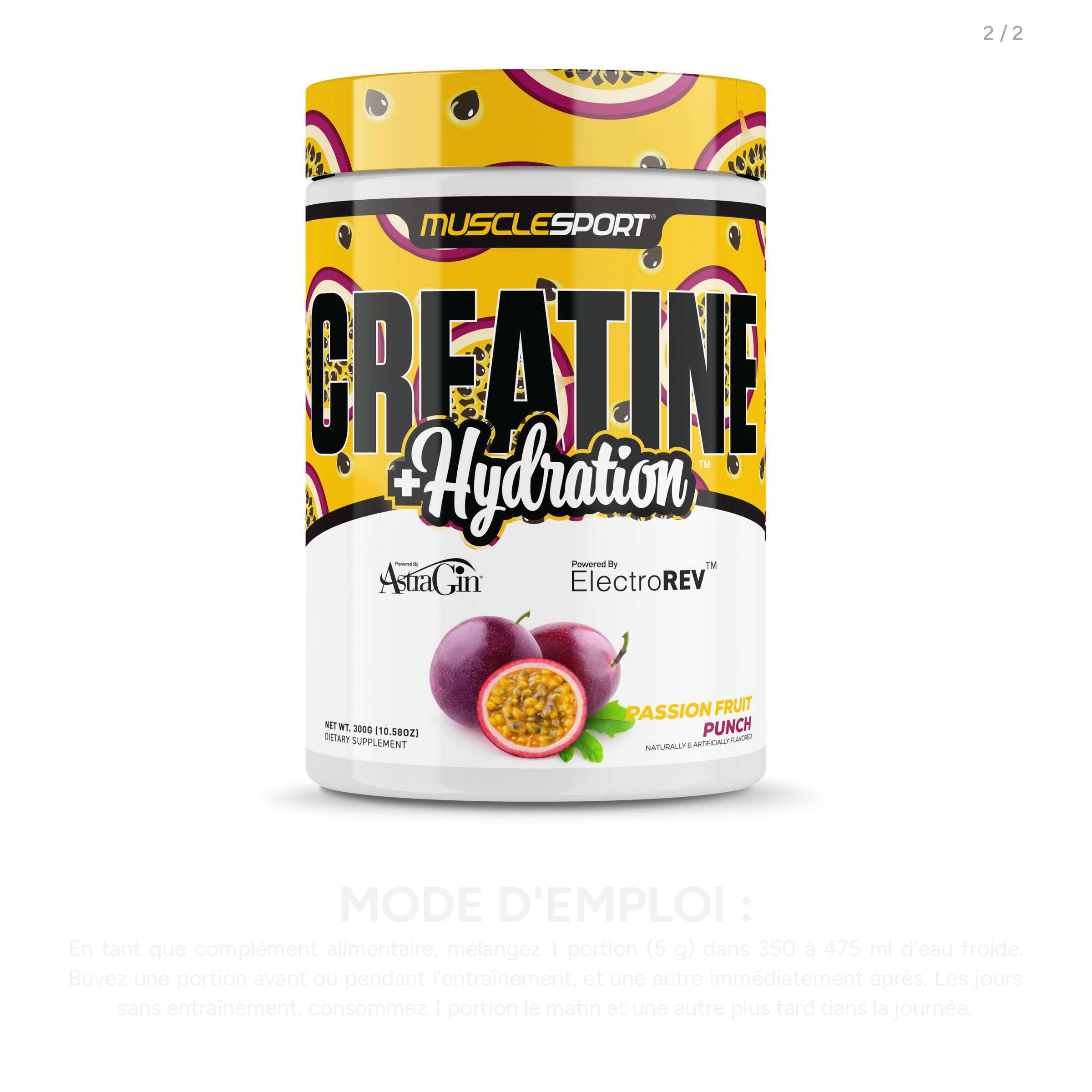 MuscleSport Creatine + Hydration
