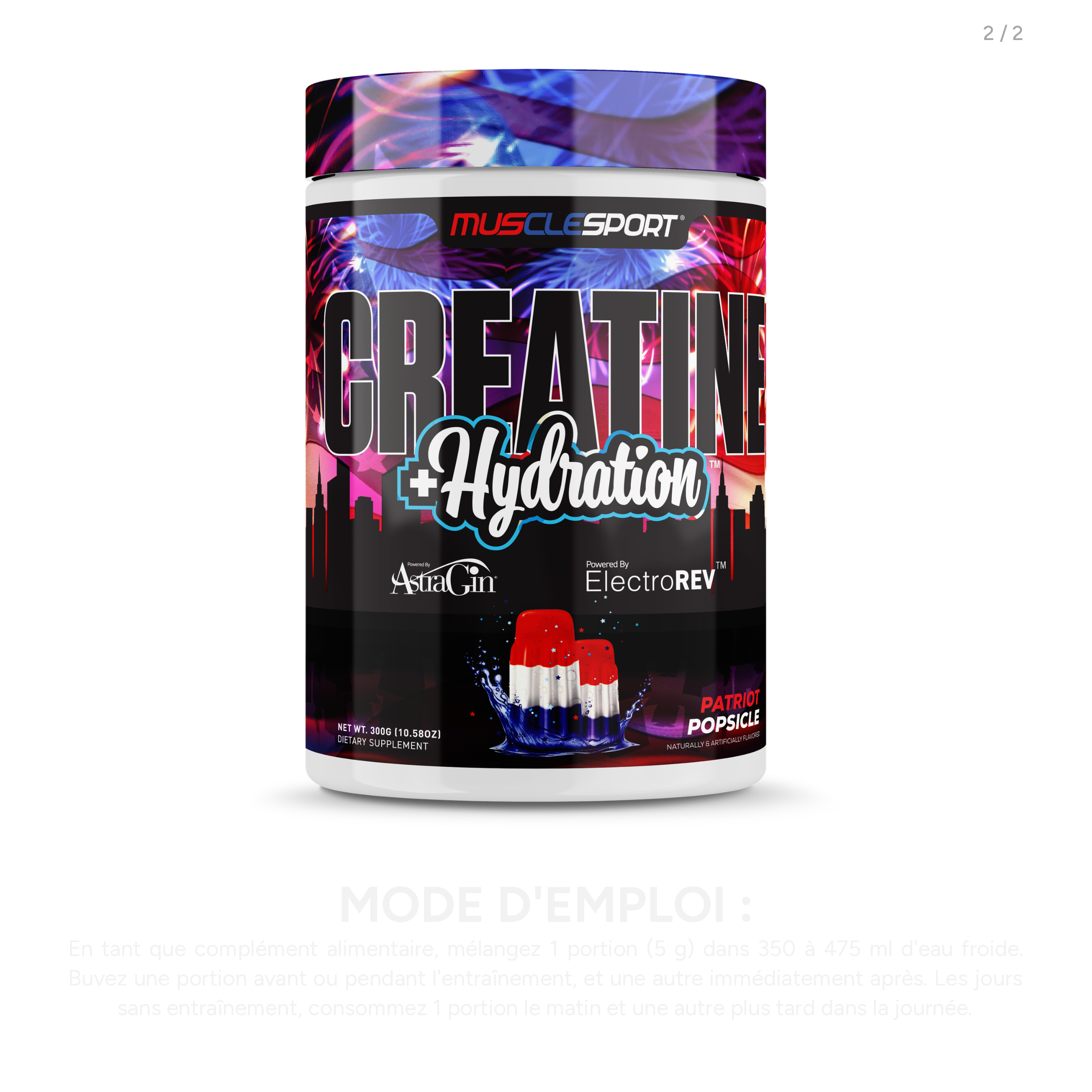 MuscleSport Creatine + Hydration