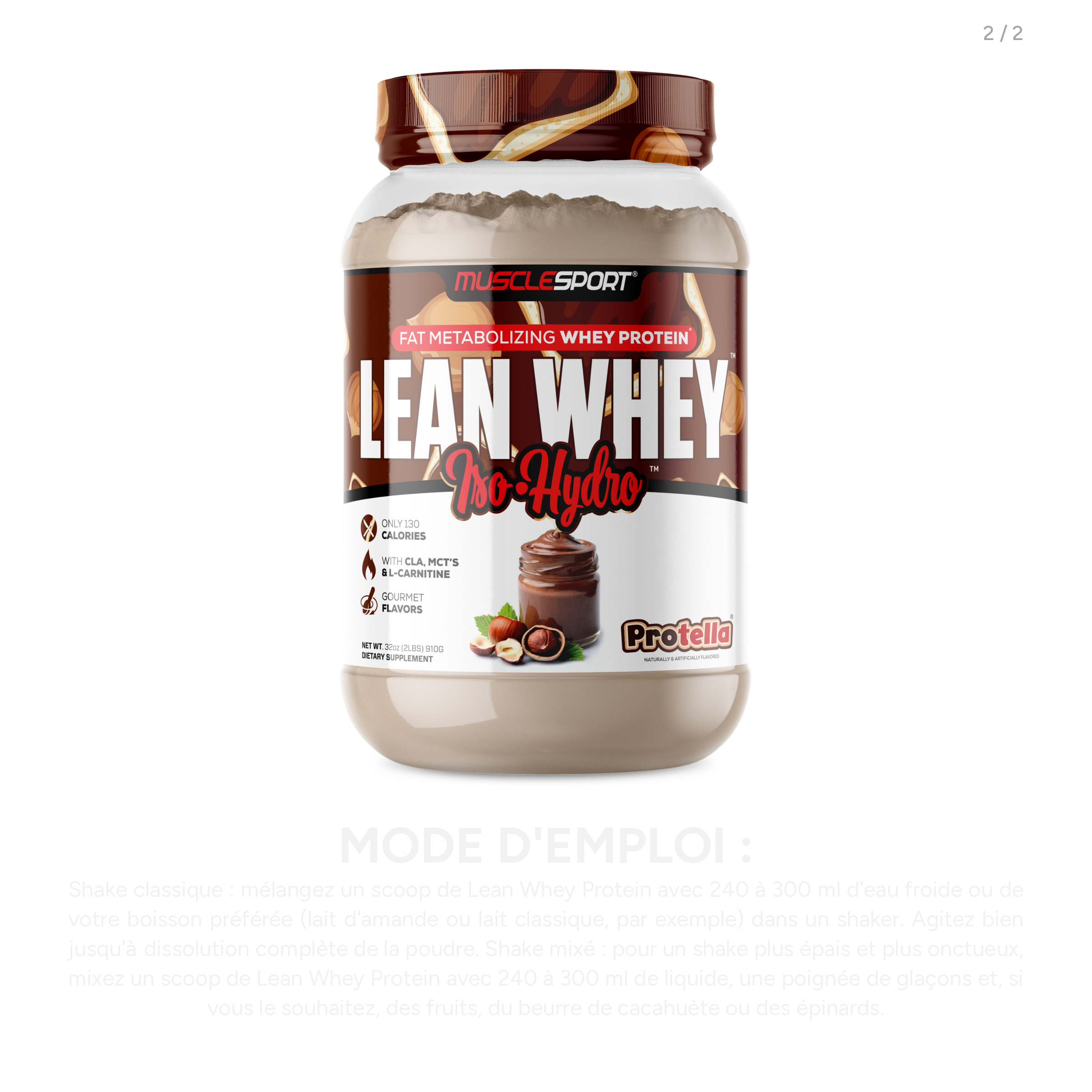 MuscleSport Lean Whey® Iso Hydro