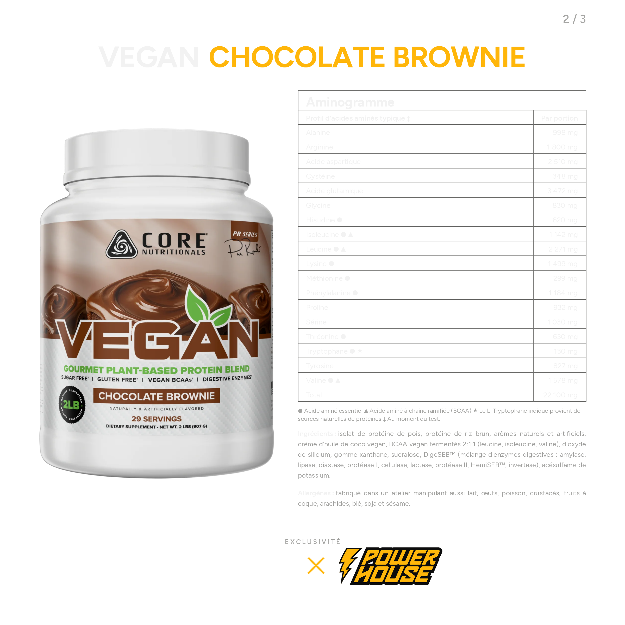 Core Nutritionals VEGAN