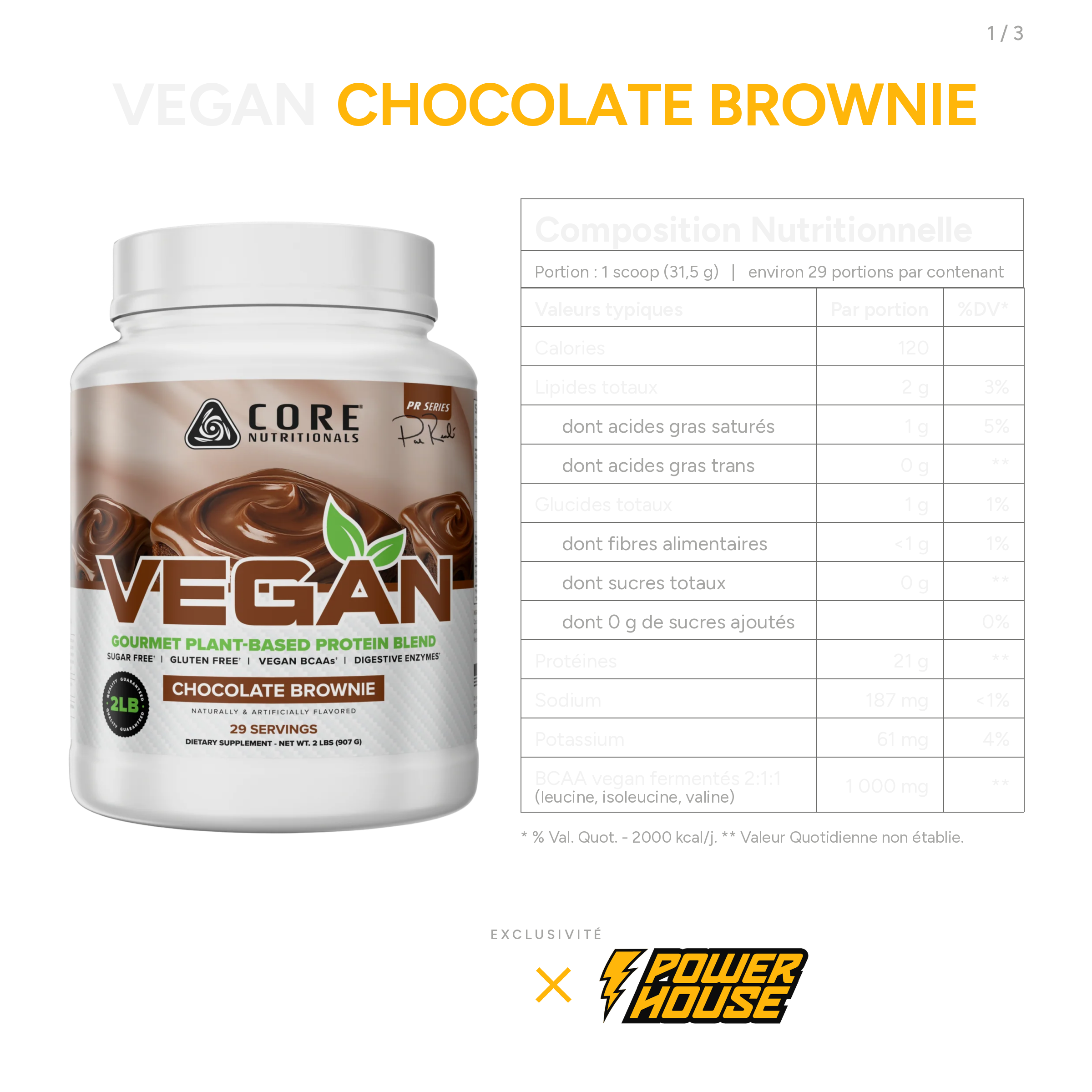 Core Nutritionals VEGAN