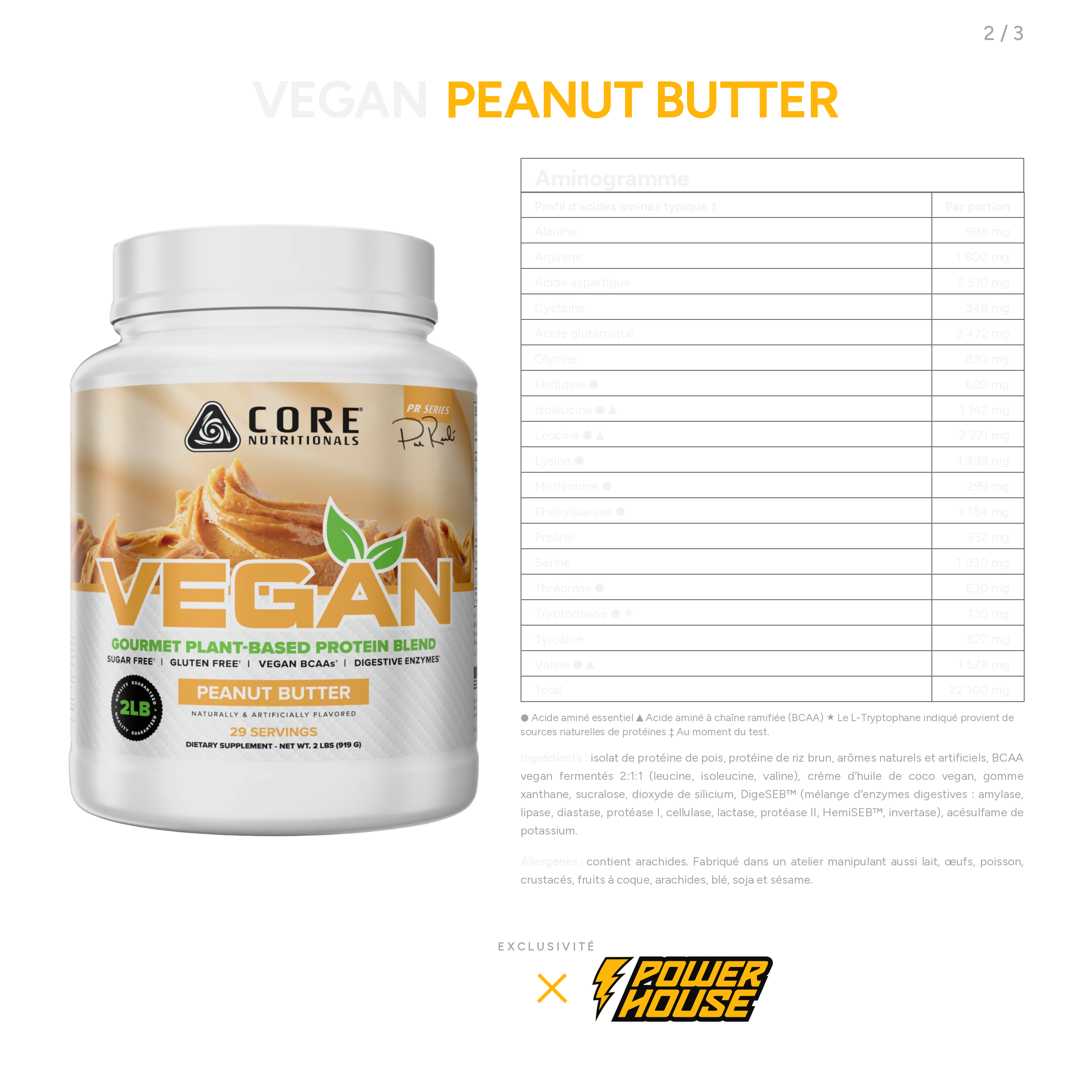 Core Nutritionals VEGAN