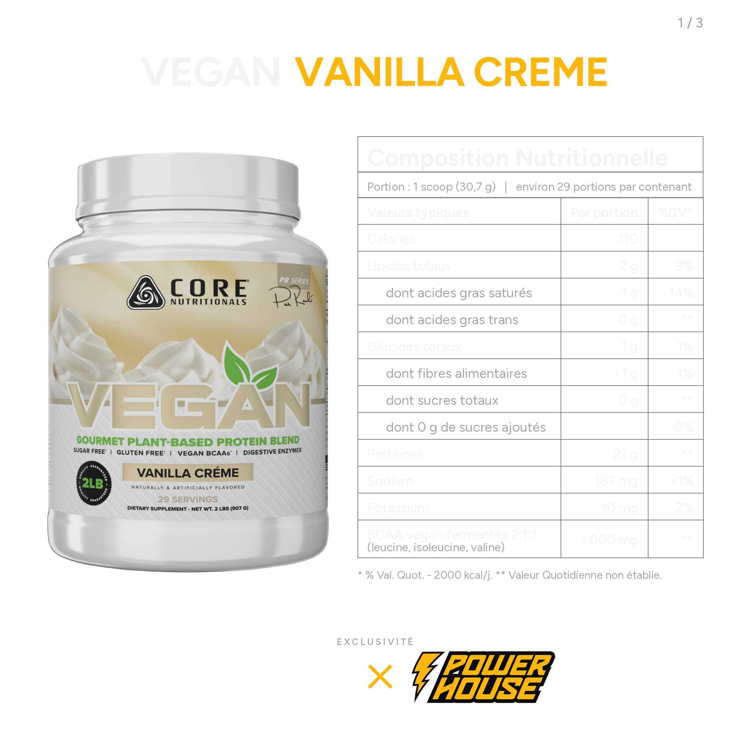 Core Nutritionals VEGAN