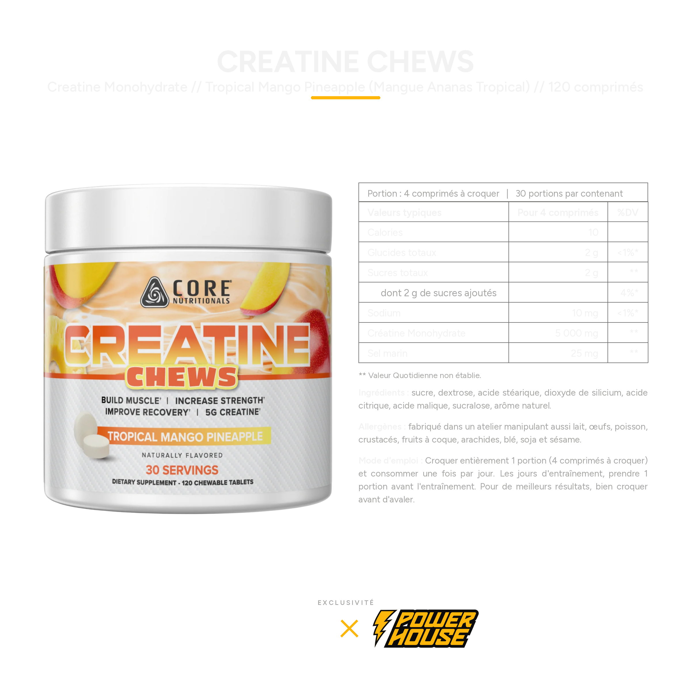 Creatine Chews