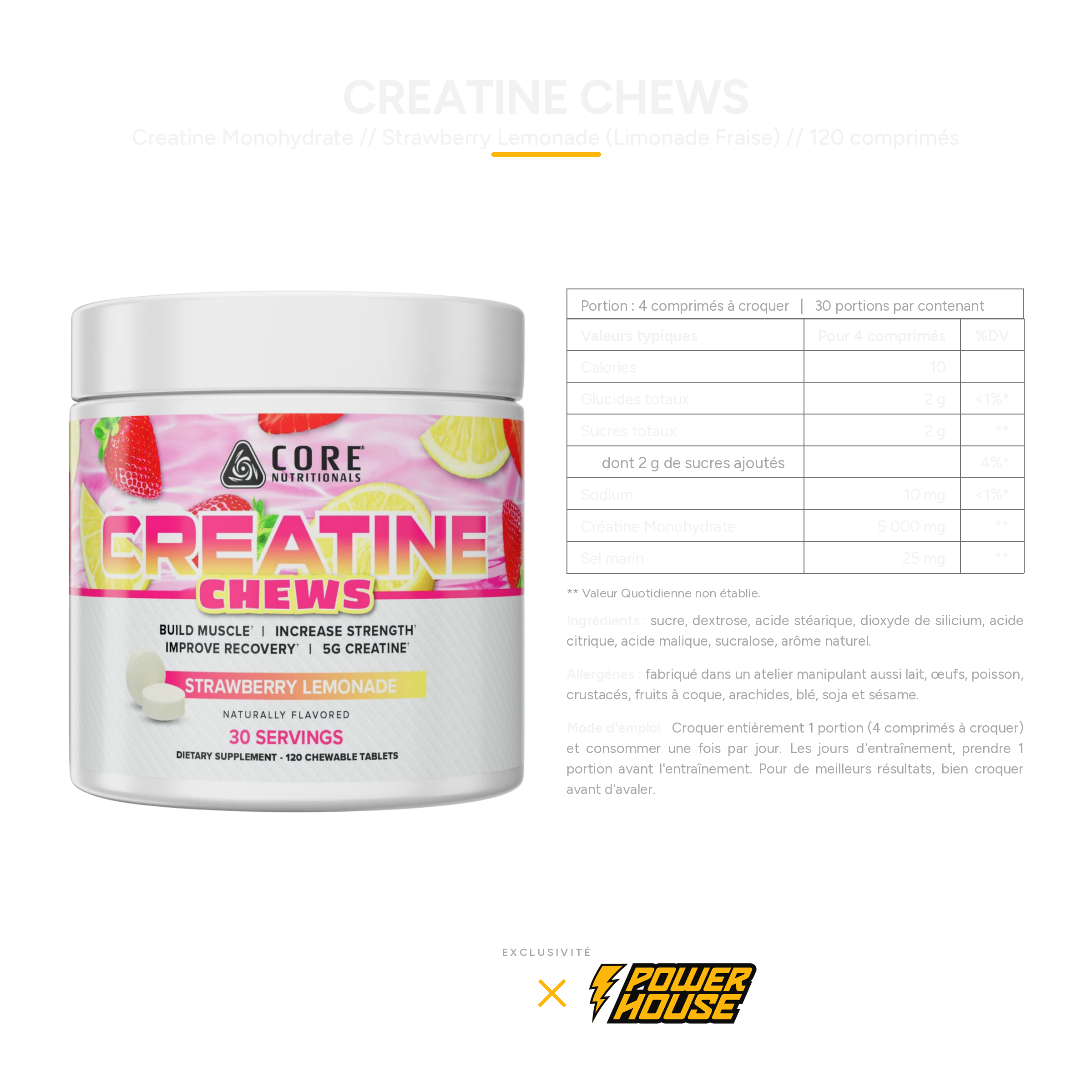 Creatine Chews