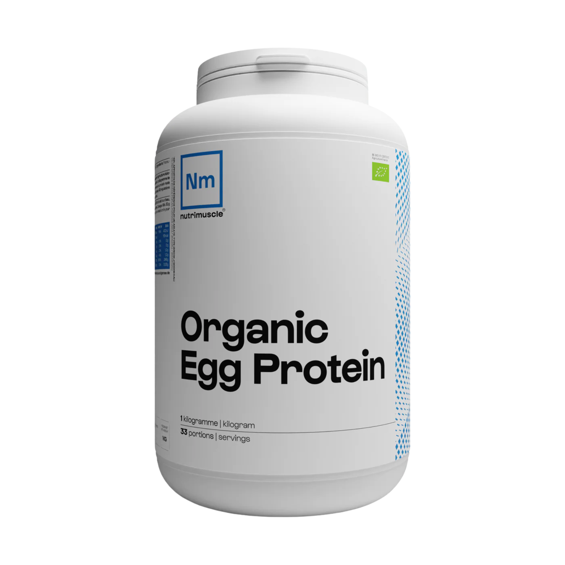 Protéine d'oeuf en poudre biologique